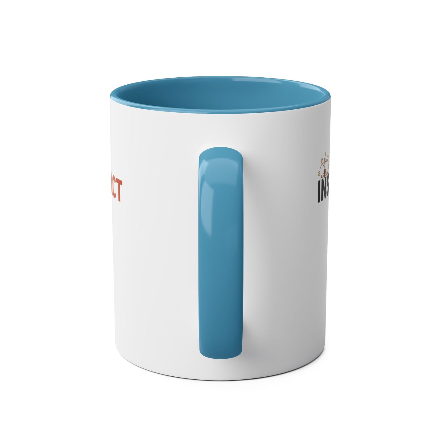 Inspire Impact Mug | Two-Tone 11oz Coffee Mug, Red Interior and Handle