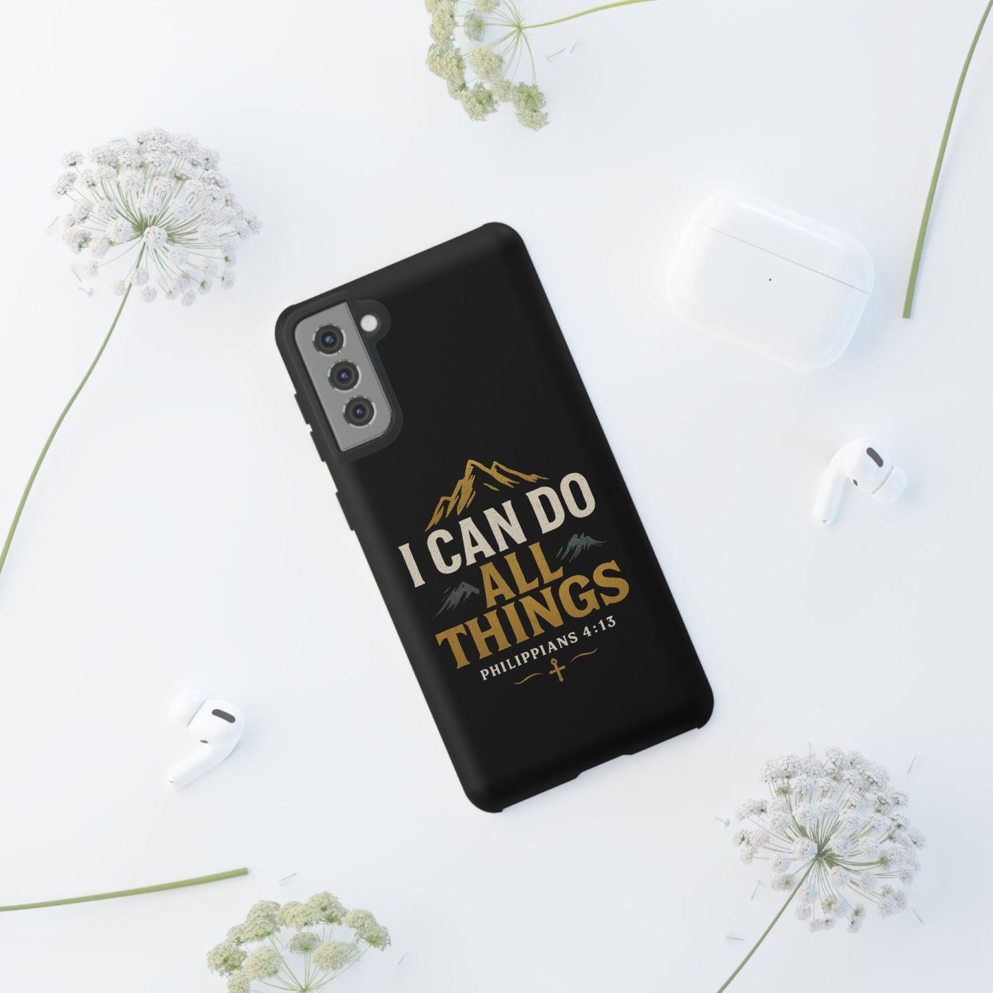 I Can Do All Things Phone Case, Inspirational Phone Cover, Christian Gift, Motivational Tech Accessory, Bible Verse Case, Tough Cases