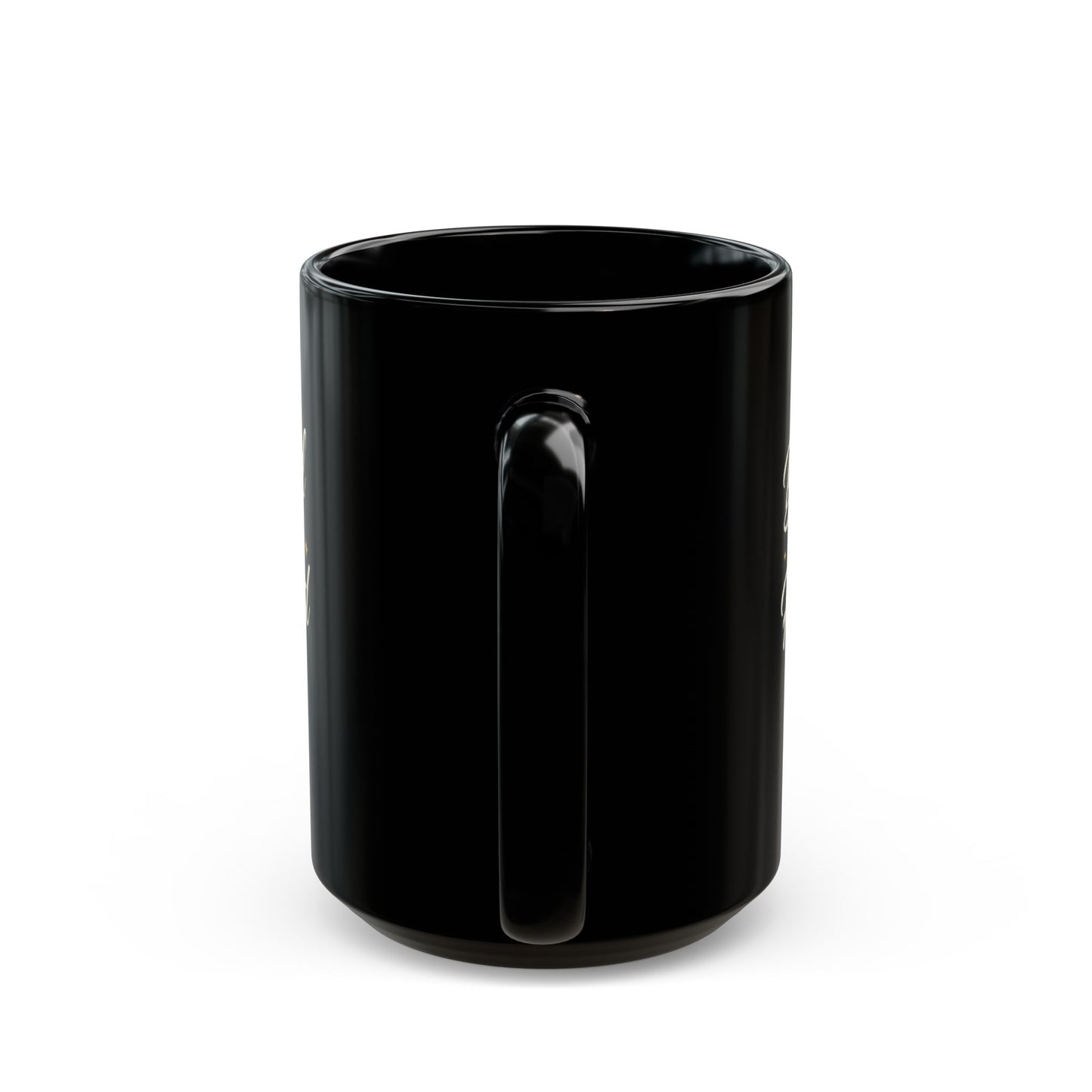 Inspirational Morning Quote Mug | Black Ceramic Coffee Cup, 11oz or 15oz