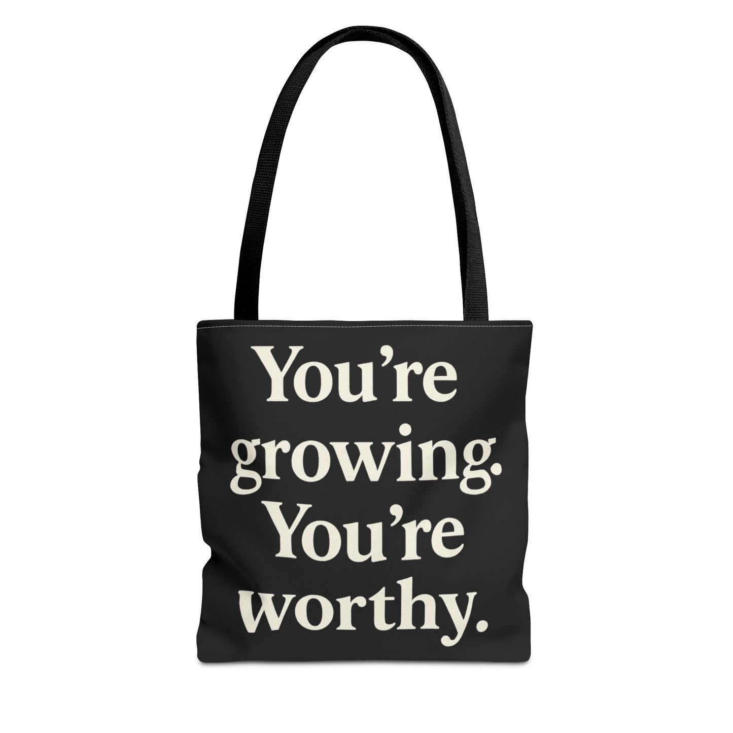 Empowering Affirmation Tote Bag 'You Are Enough' Inspirational Everyday Tote