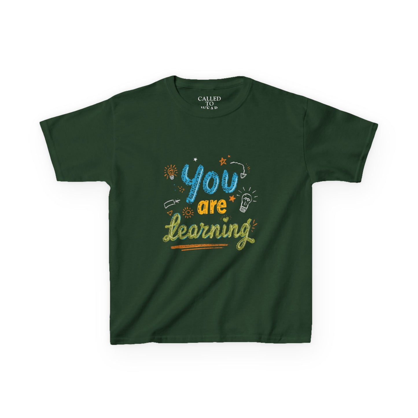 You Are Learning kids tee, school doodles | encouraging classroom shirt