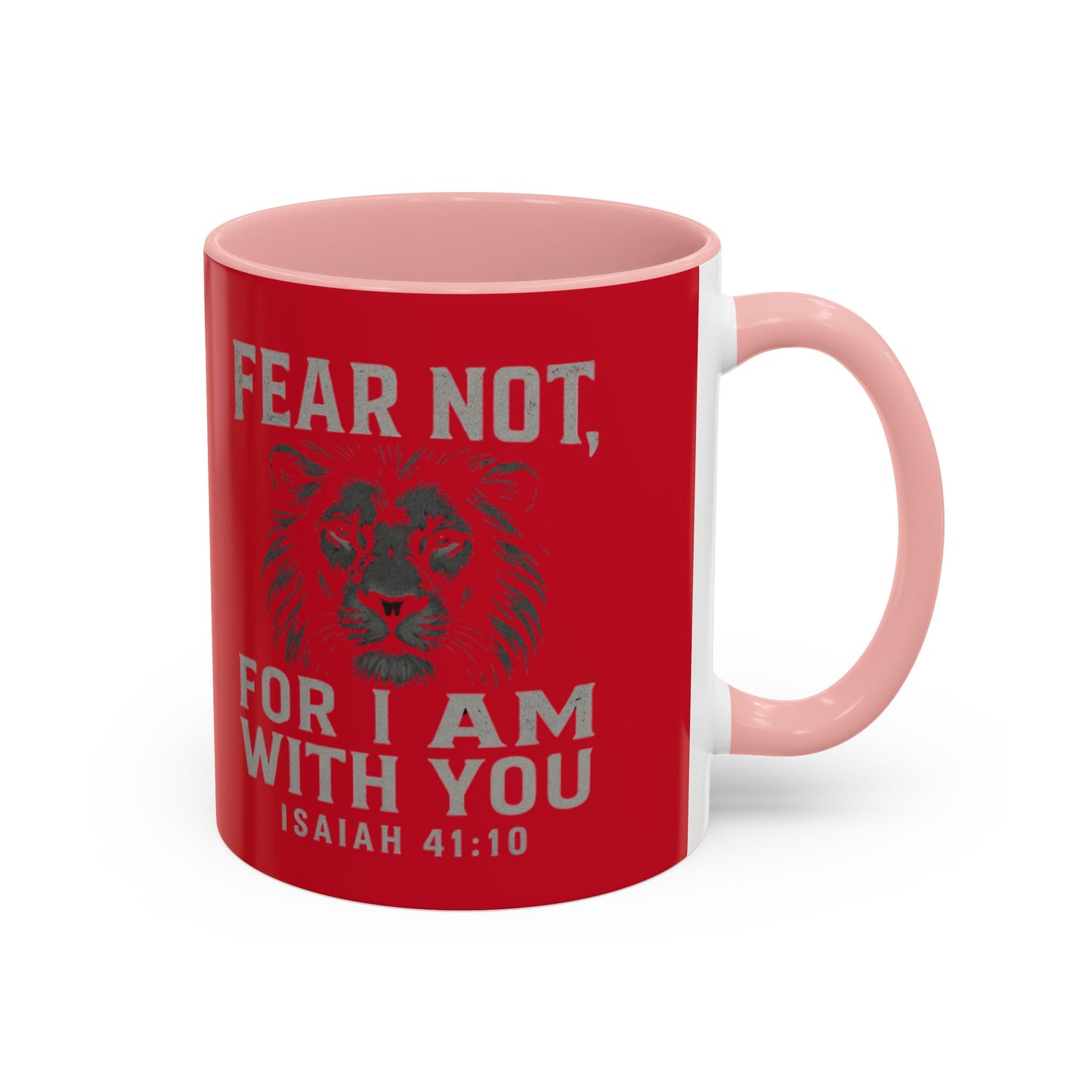 Faith-Inspired Accent Coffee Mug - Cheerful Ceramics for Daily Motivation, Gift for Friends, Home Decor, Encouragement