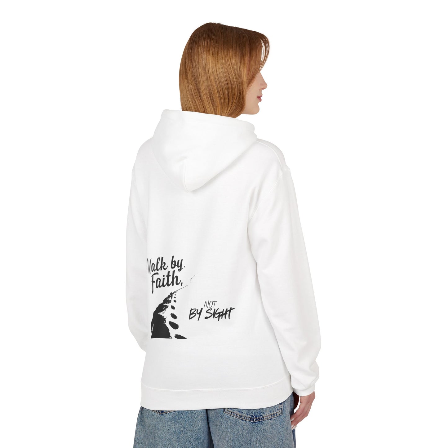Walk by Faith hoodie | Christian faith graphic hoodie