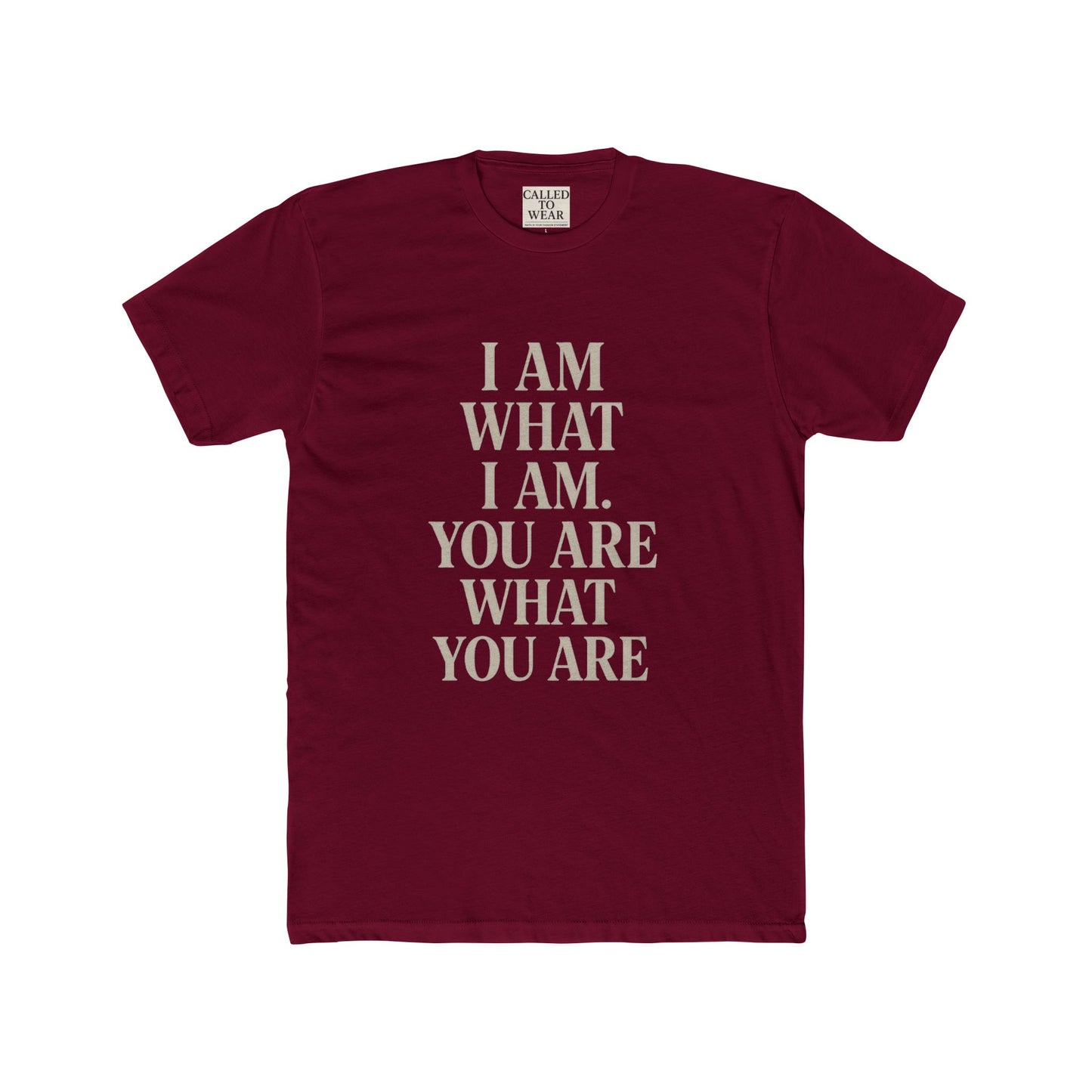 Unisex Cotton Crew Tee