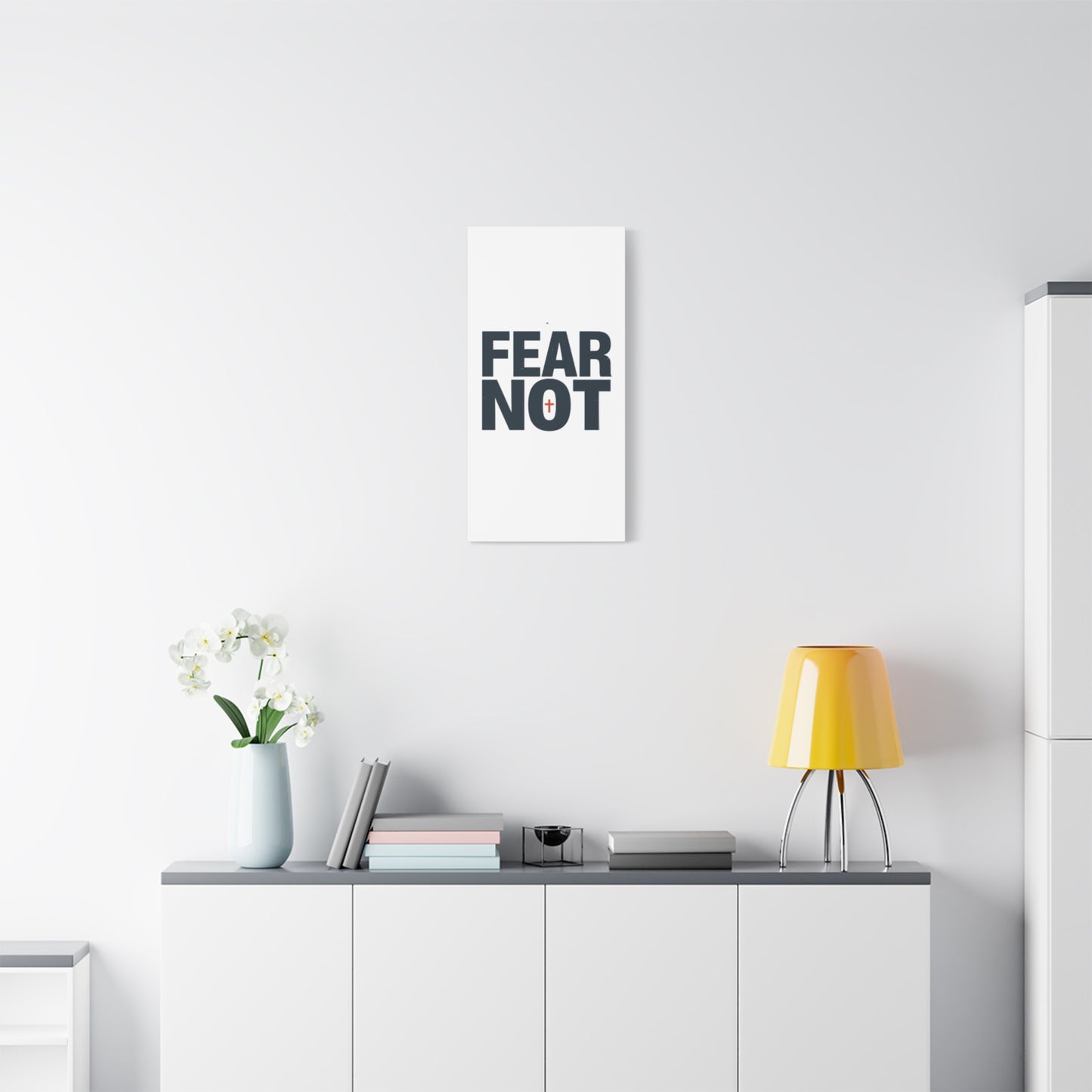 Fear Not canvas | Christian wall art, stretched matte gallery wrap