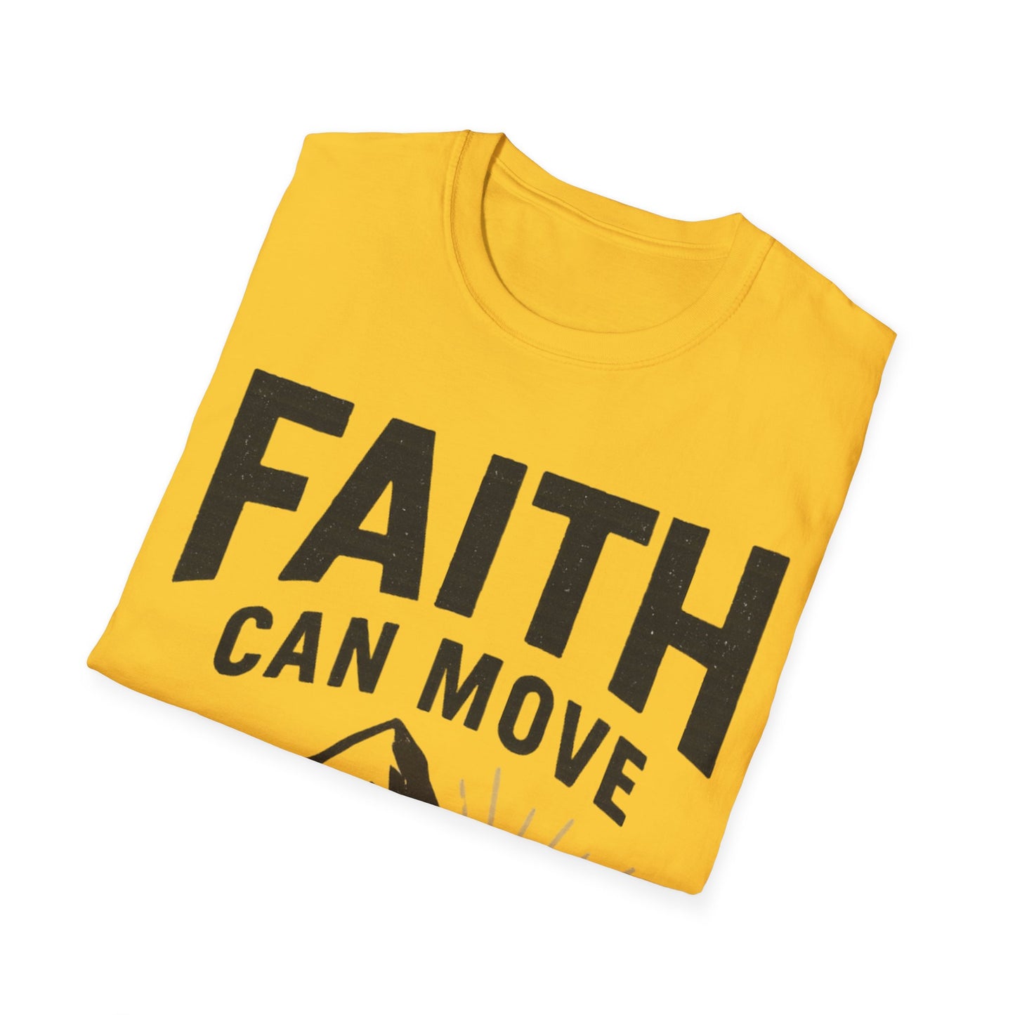 Faith-Inspired Unisex Softstyle T-Shirt - Inspirational Gift, Christian Apparel, Religious Tee, Motivational Shirt, Scripture Tee