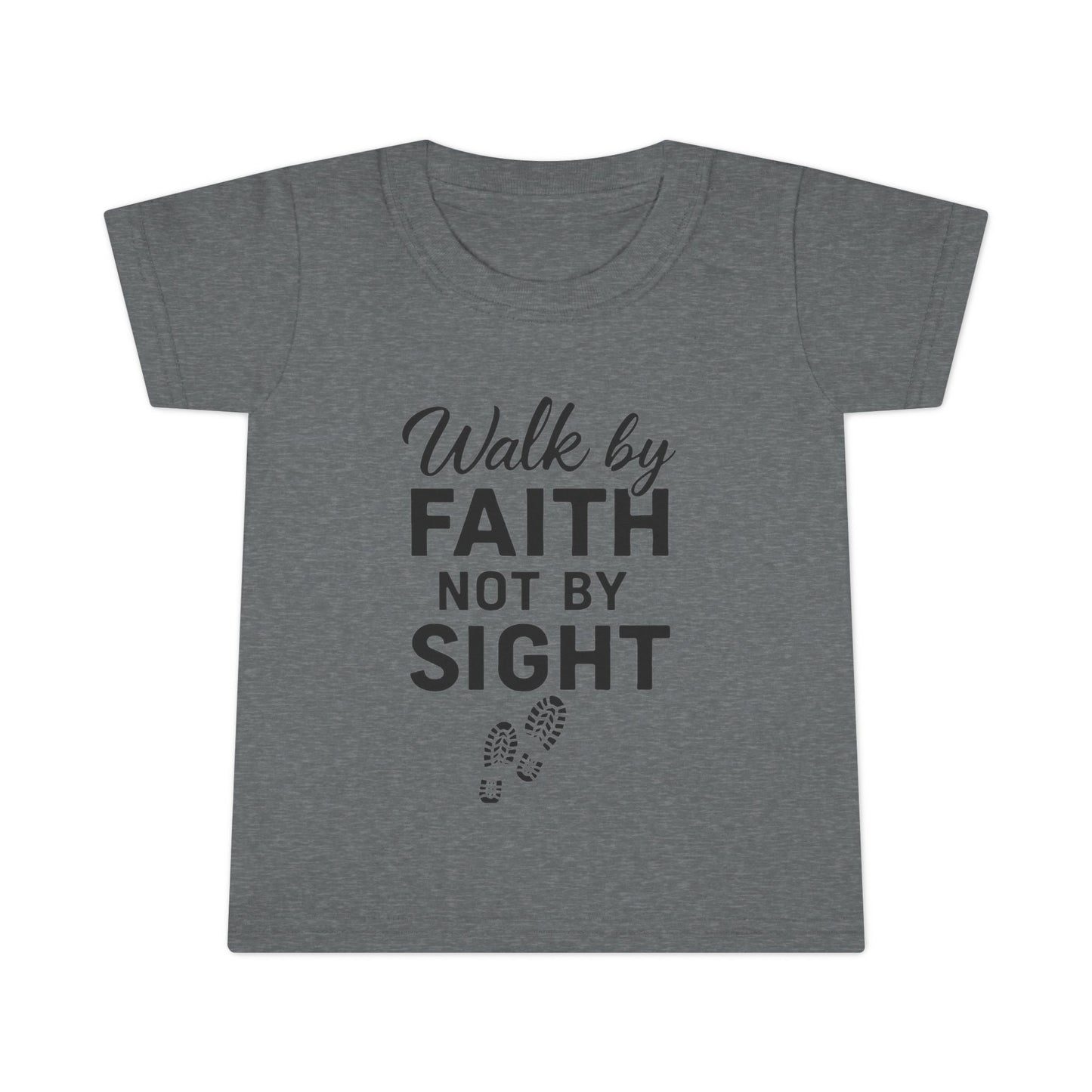 Toddler Faith T-Shirt - Inspirational Christian Gift for Kids, Birthday, Everyday Wear, Motivational Tee