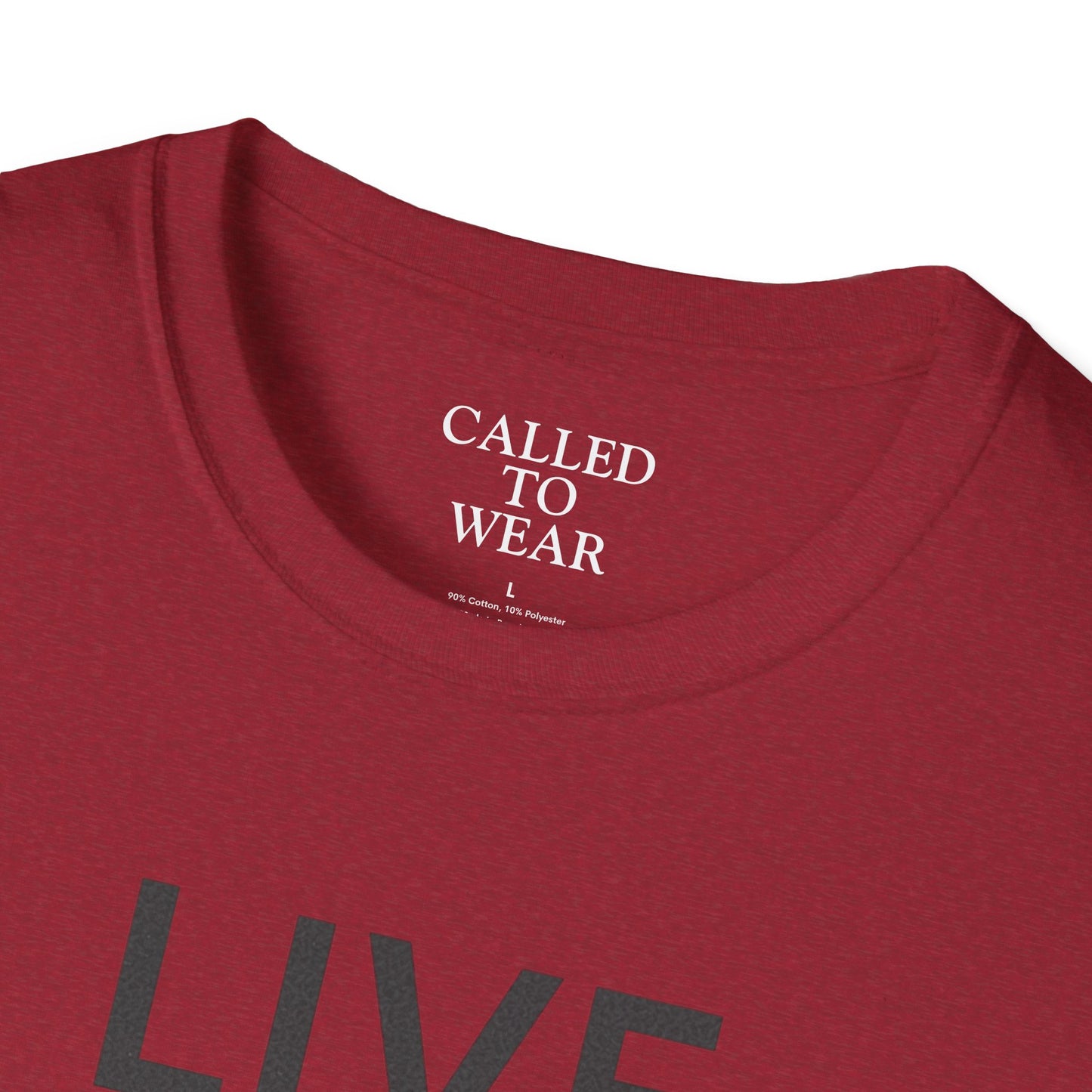 Live Boldly Love Deeply T-Shirt | Inspirational Typography Tee
