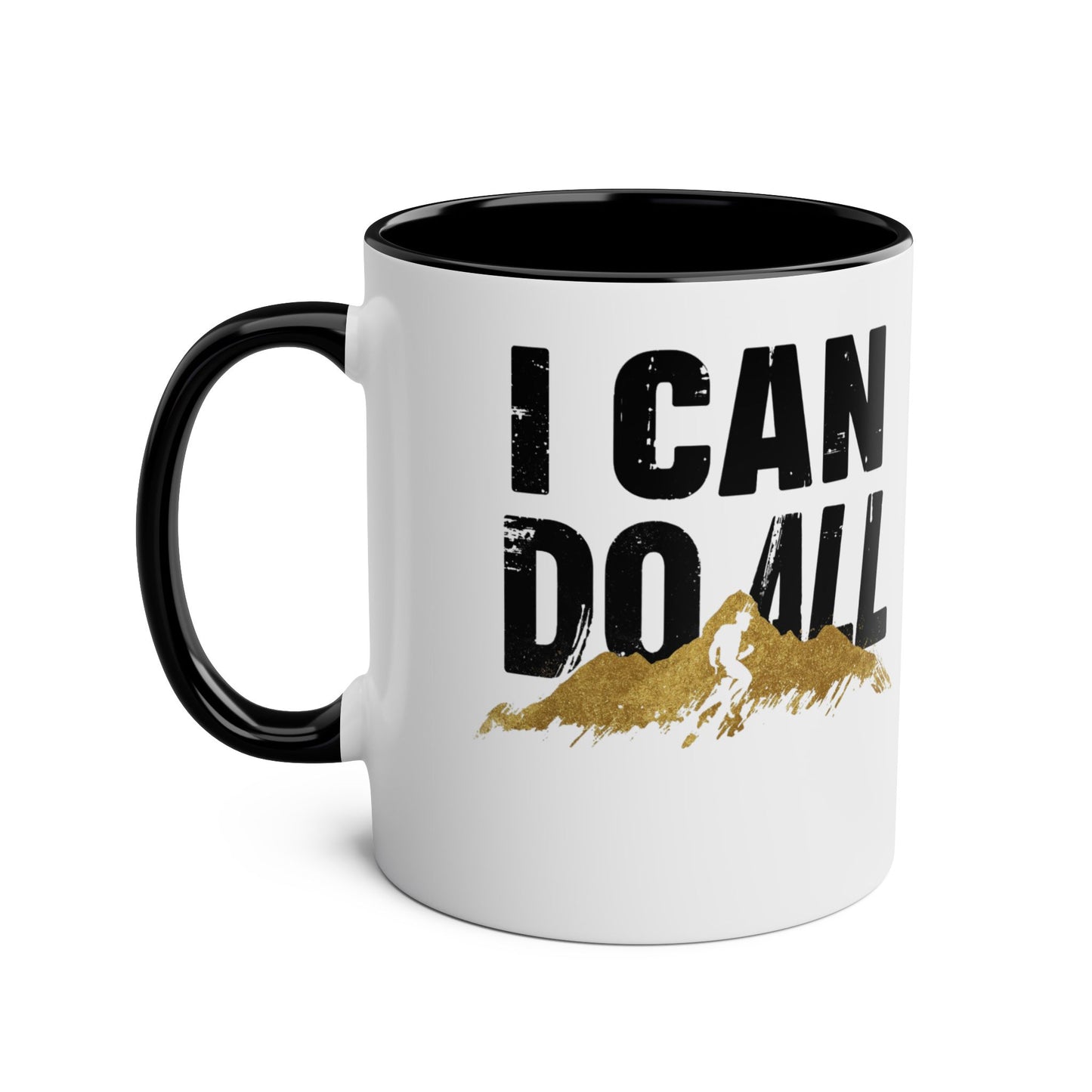 I Can Do All Mountains mug | Coffee Mug, Red Interior