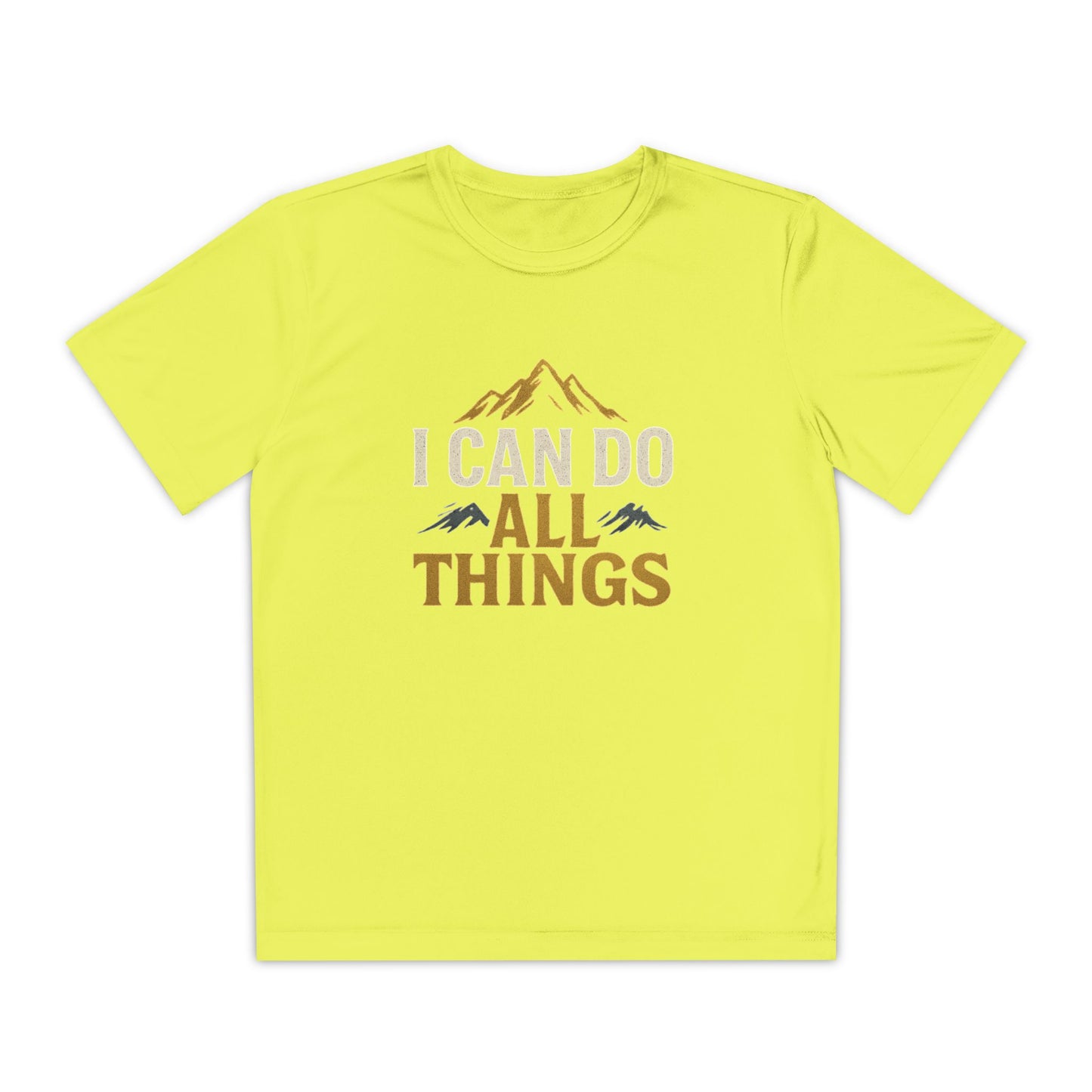 Youth Competitor Tee - I Can Do All Things Motivational Shirt