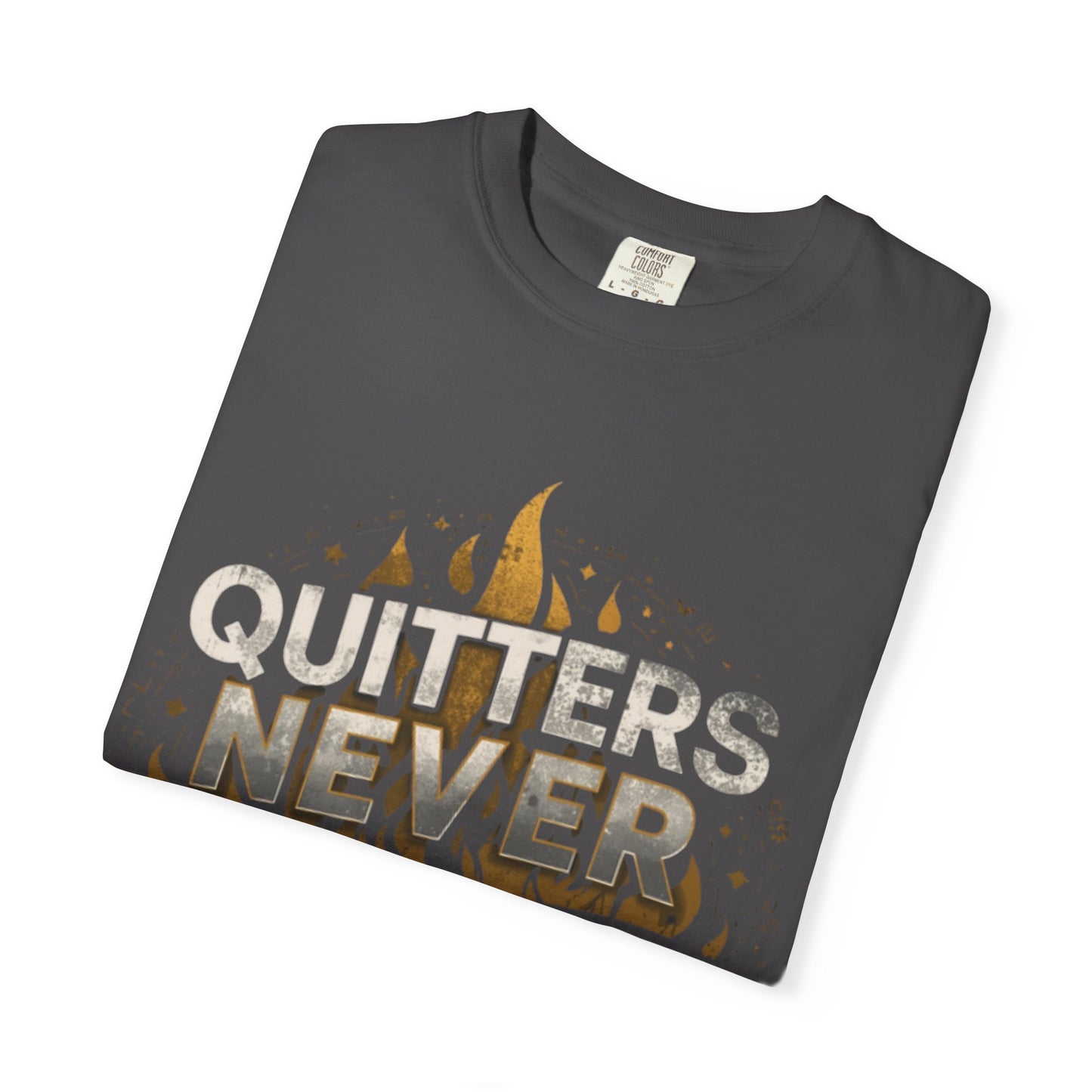 Quitters Never Win Winners Like Me Never Quit T-shirt | Motivational Gym Tee