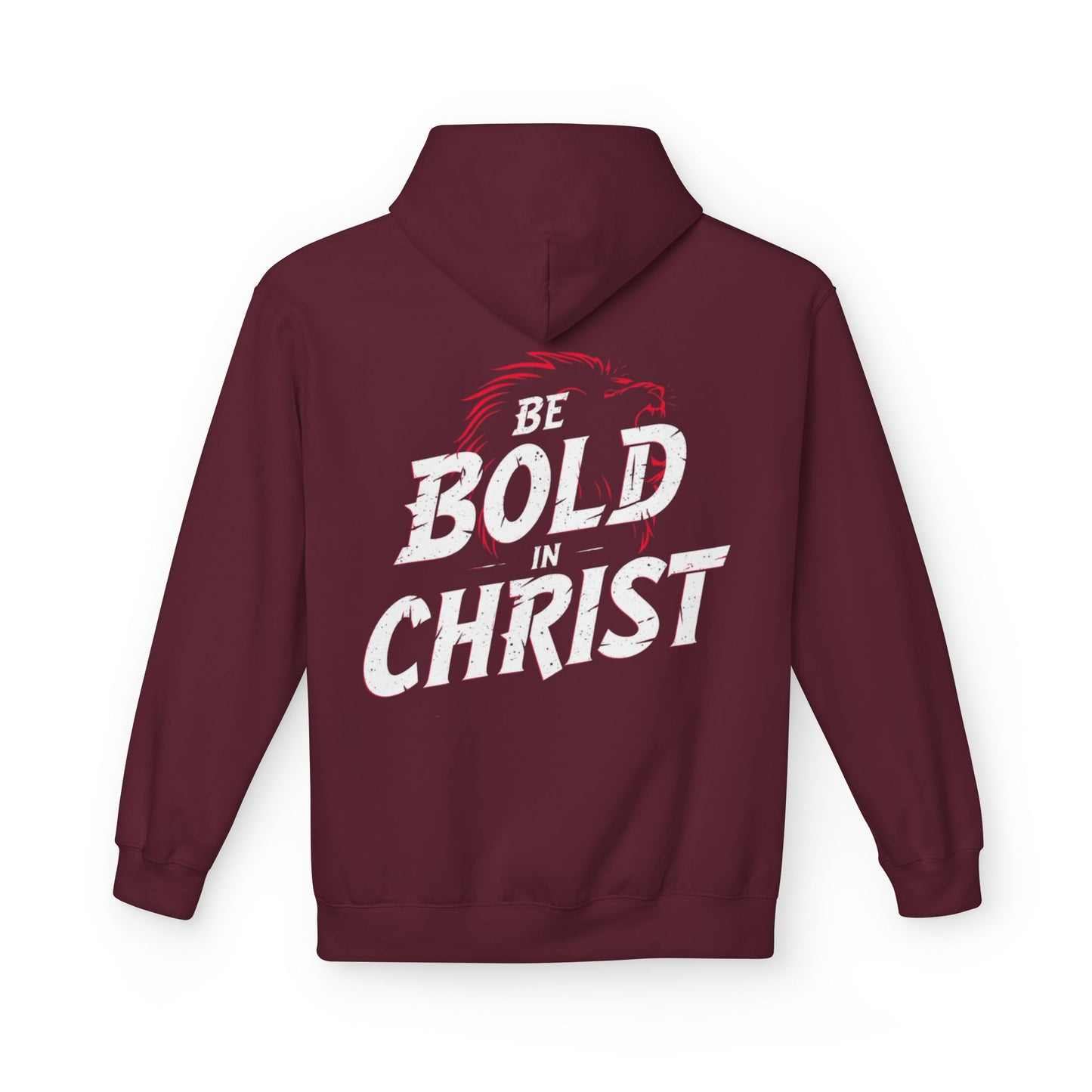 Be Bold in Christ Brush Stroke Design Hoodie | Christian Faith Apparel