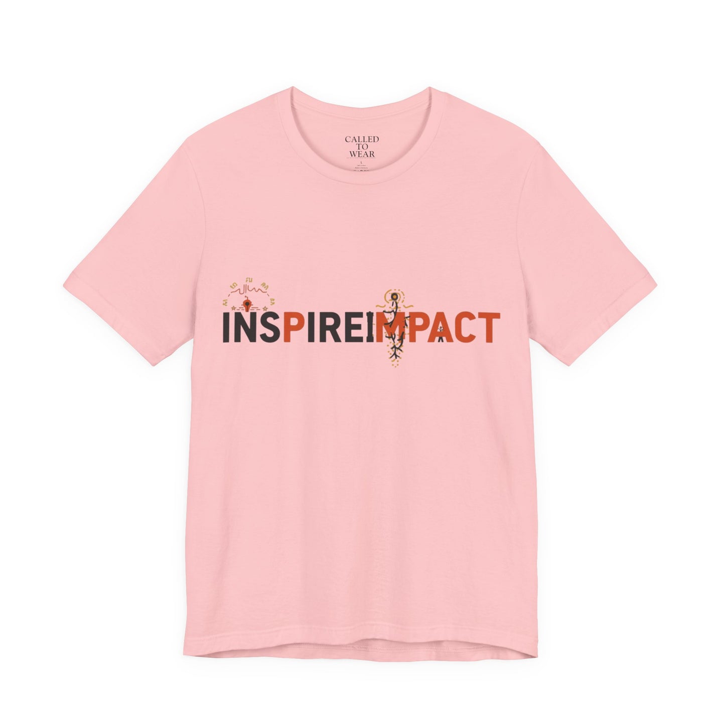 Inspire Impact graphic Tee | Inspirational typography t-shirt