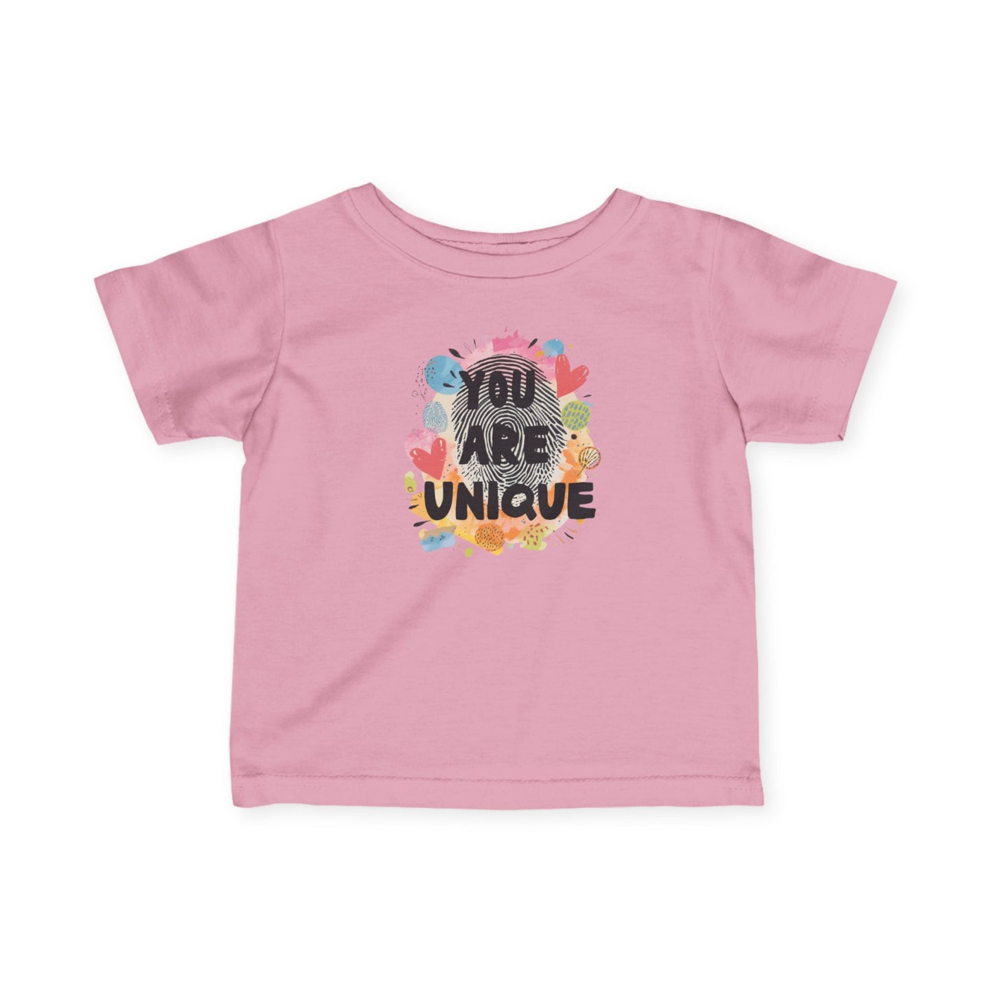 Watercolor Playful Lettering Infant Tee | Soft Breathable Baby Shirt