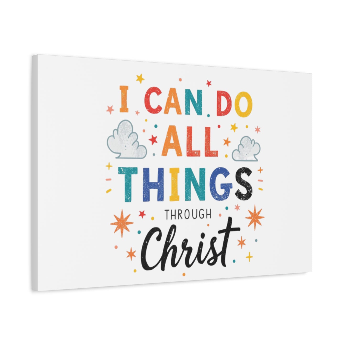 I Can Do All Things Through Christ Matte Canvas