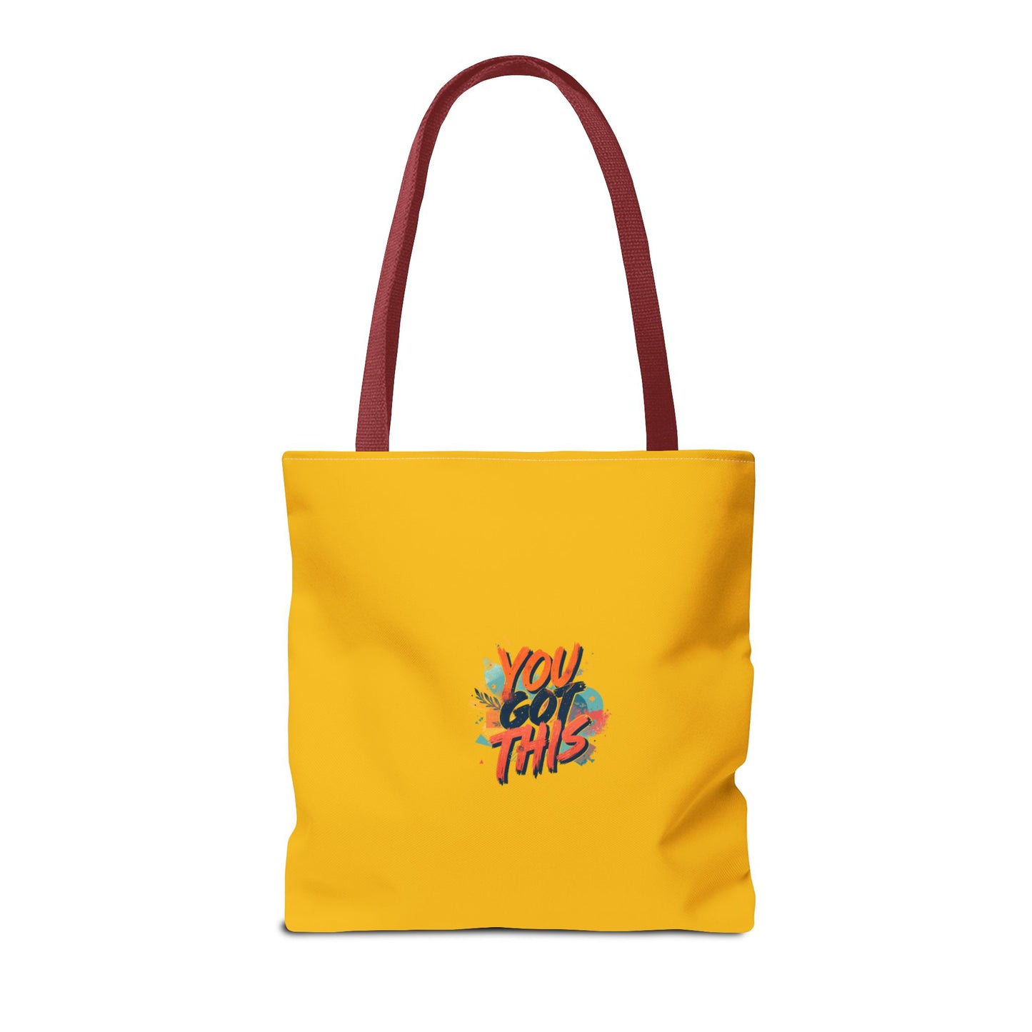 You Got This motivational graphic Tote Bag | positive quote, yellow background