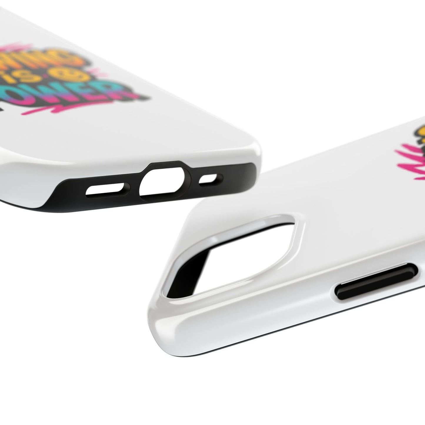 Empowering Tough Phone Case - 'Growing is Power' - Motivational Gifts, Unique Phone Accessories, Phone Protector, Gift for Teens
