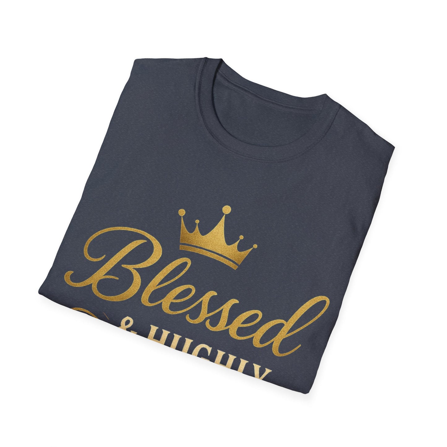 Blessed & Highly Favored Unisex T-Shirt, Faith-Based Apparel, Inspirational Gift, Christian Tee, Casual Faith Wear