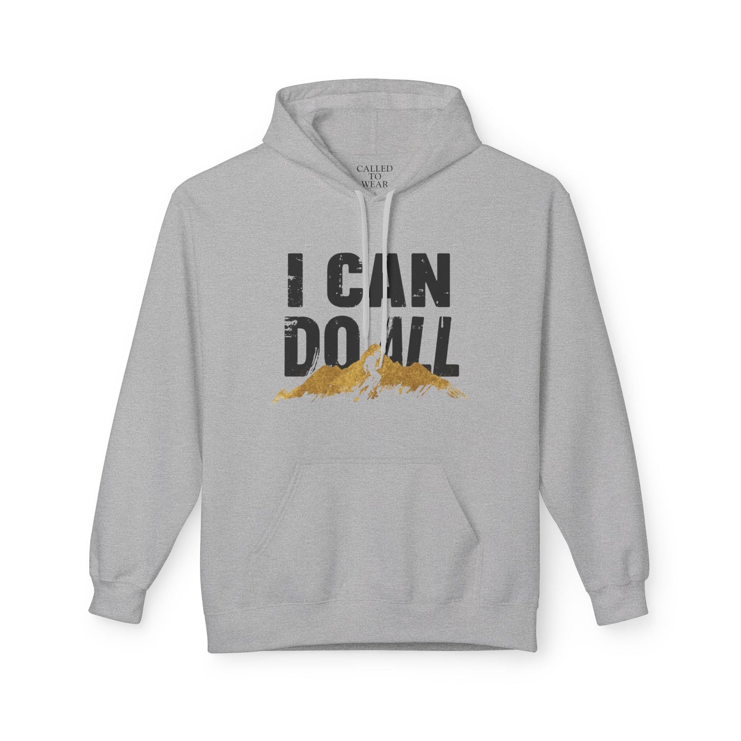 I Can Do All Mountain Hoodie | Inspirational Motivational Faith Apparel