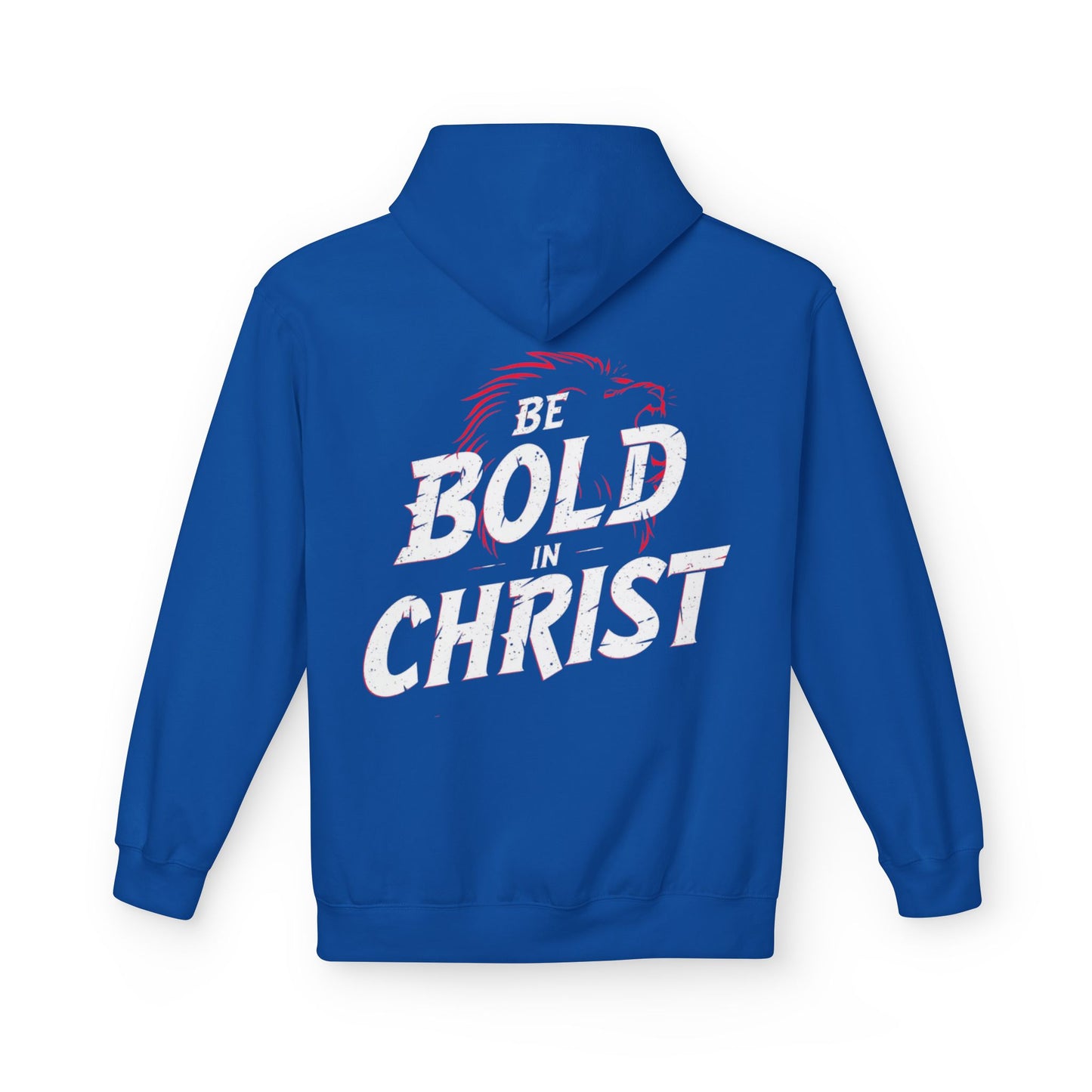 Be Bold in Christ Brush Stroke Design Hoodie | Christian Faith Apparel