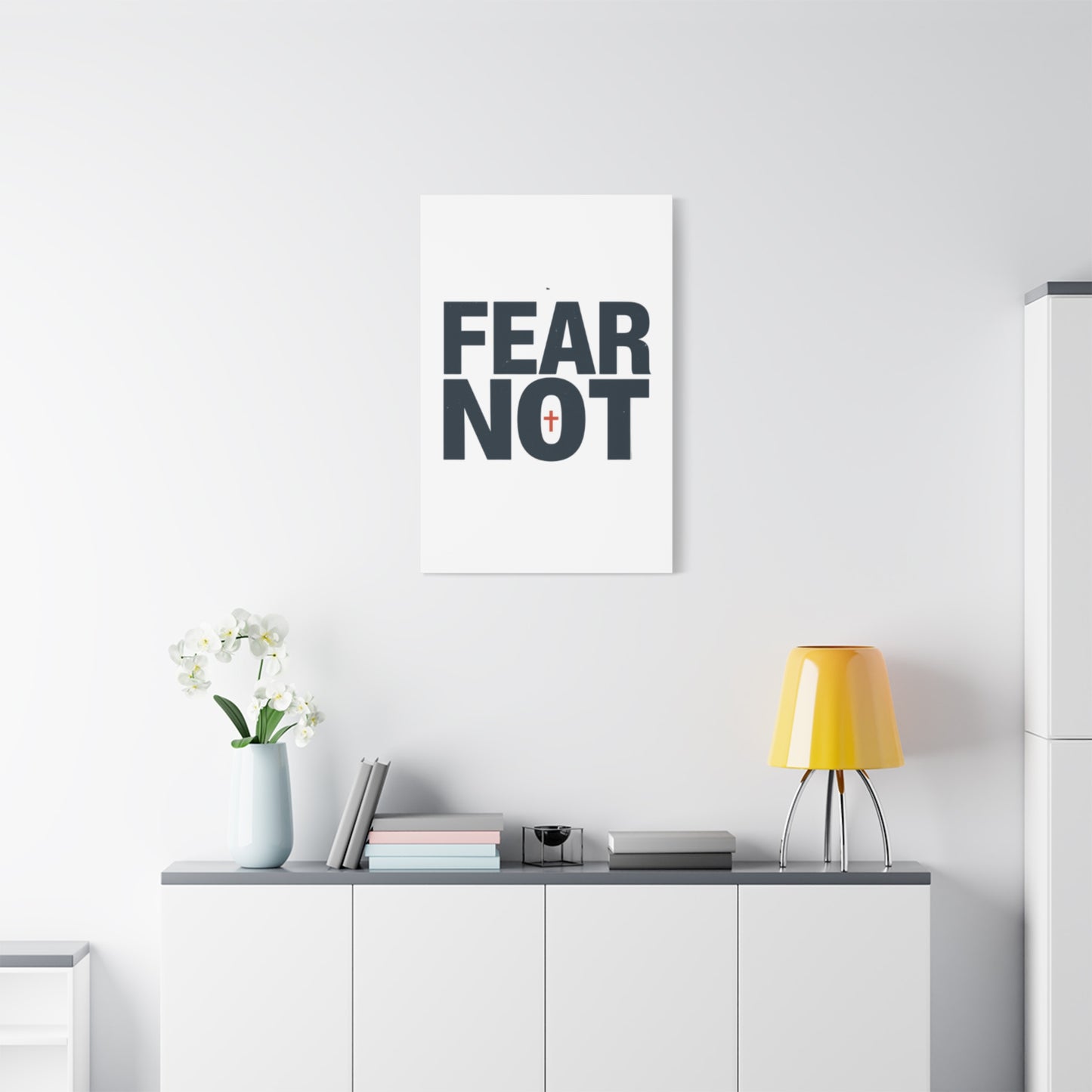 Fear Not canvas | Christian wall art, stretched matte gallery wrap