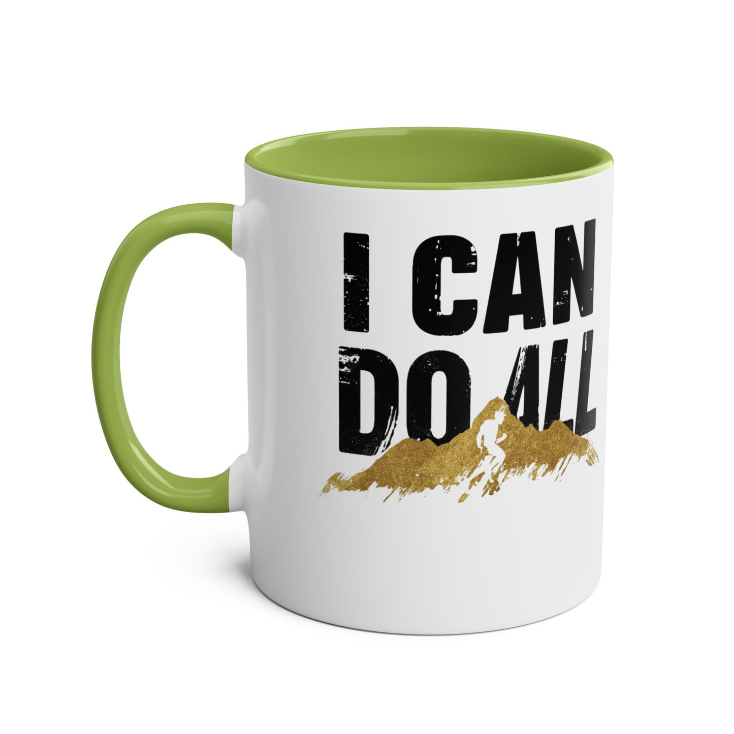I Can Do All Mountains mug | Coffee Mug, Red Interior