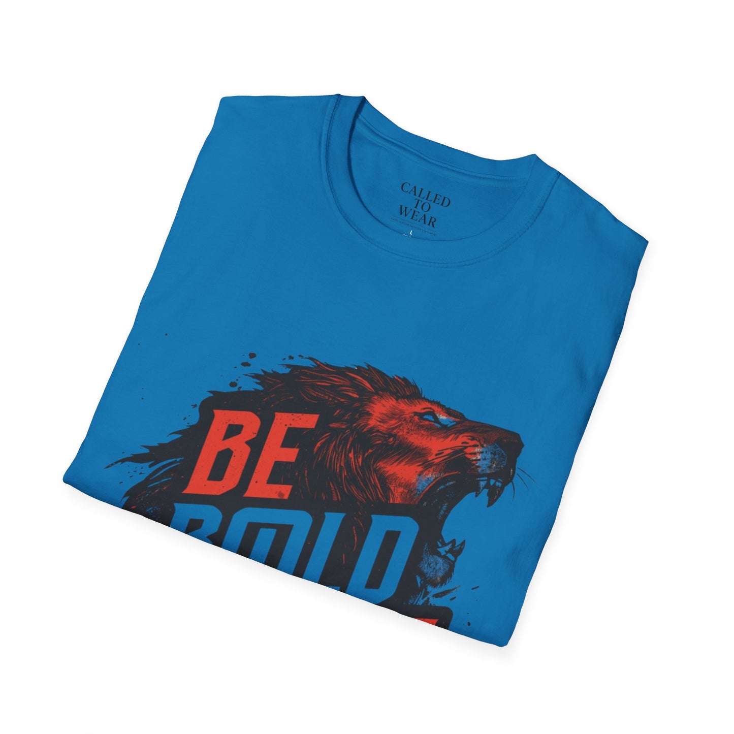 Be Bold in Christ Wolf Graphic T-Shirt | Faith Statement Tee