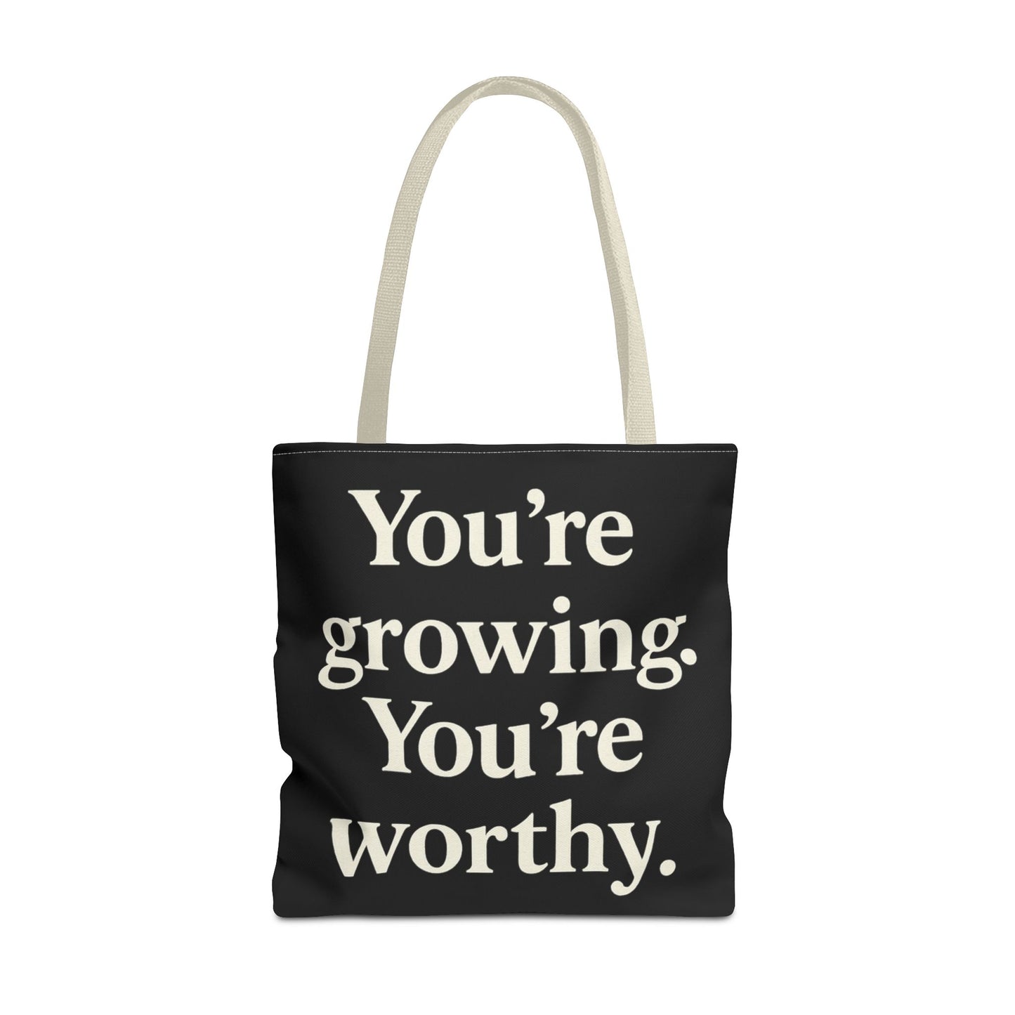 Empowering Affirmation Tote Bag 'You Are Enough' Inspirational Everyday Tote