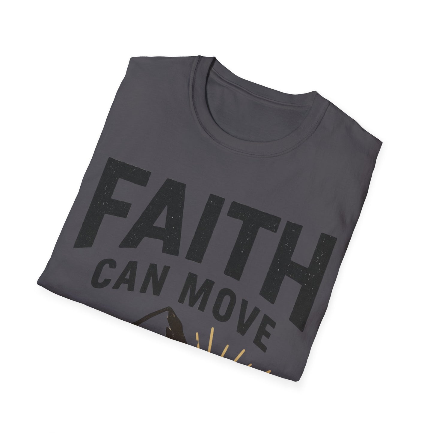 Faith-Inspired Unisex Softstyle T-Shirt - Inspirational Gift, Christian Apparel, Religious Tee, Motivational Shirt, Scripture Tee