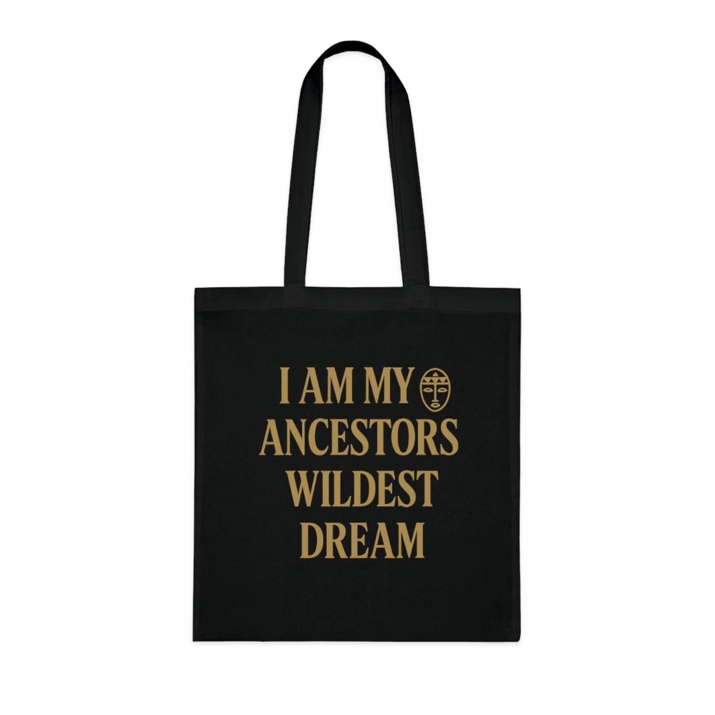 Ancestors' Dream Cotton Tote | Eco-Friendly Inspirational Bag