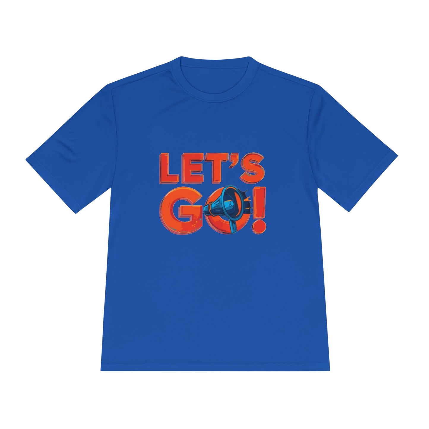 LET'S GO! Momentum Graphic Tee | Lightweight Polyester Athletic Shirt