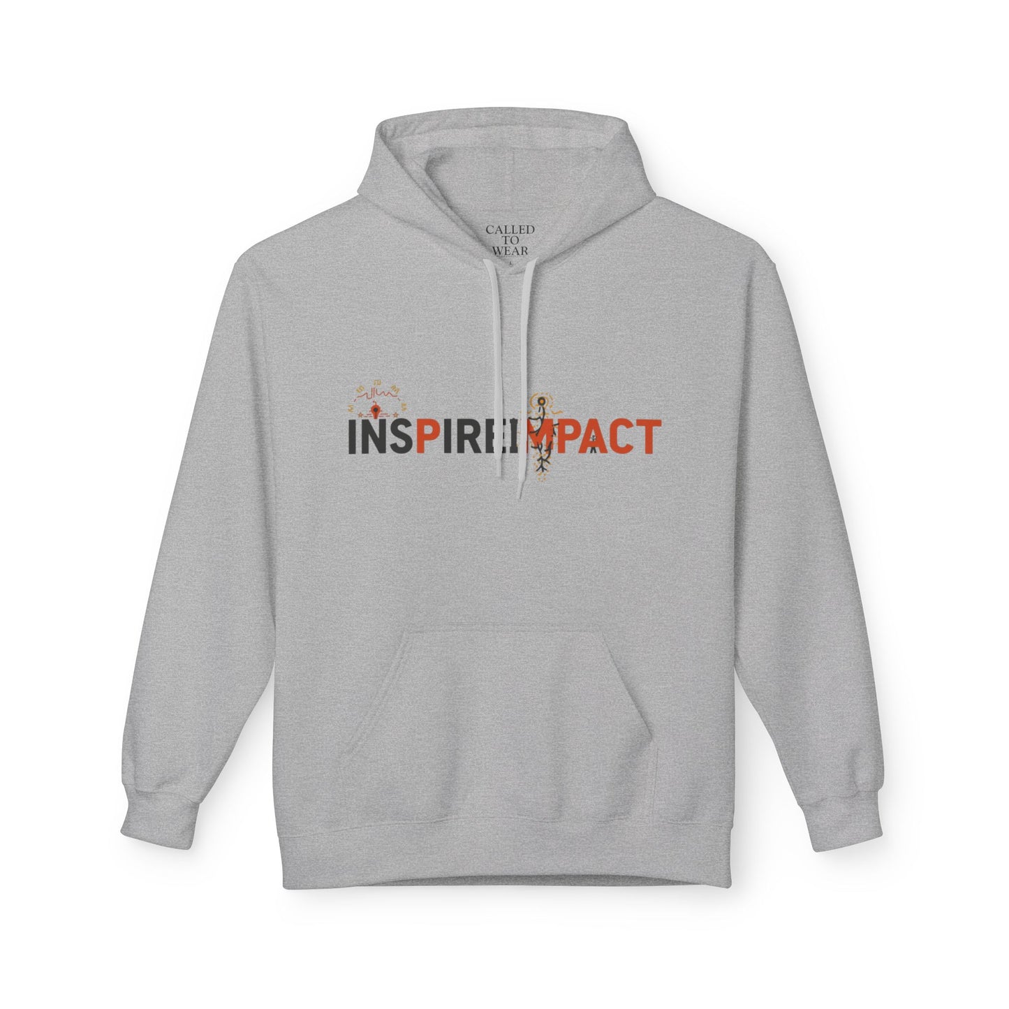 Inspire Impact Hoodie | Inspirational Typography Logo