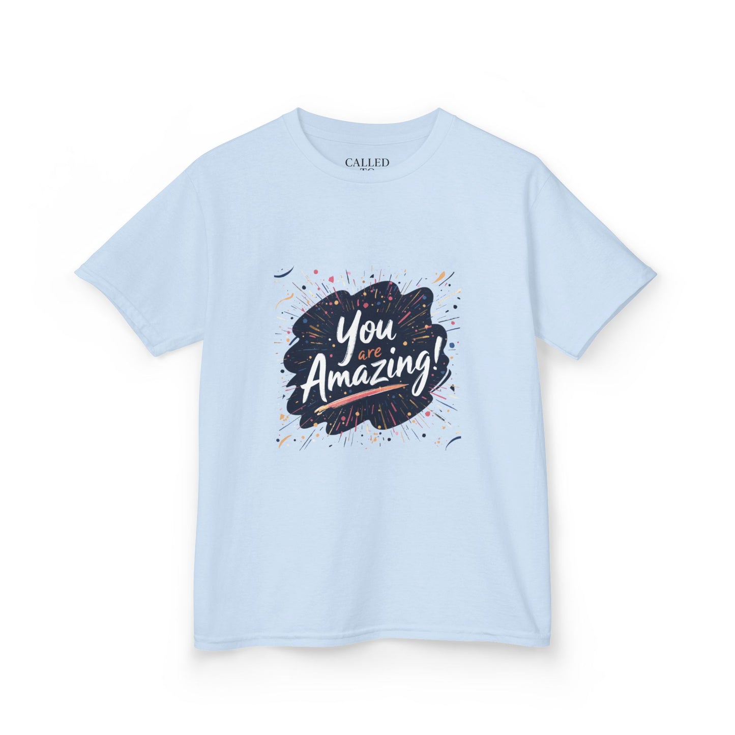 You Amazing! Brushstroke Kids Tee | Handwritten Encouragement Shirt