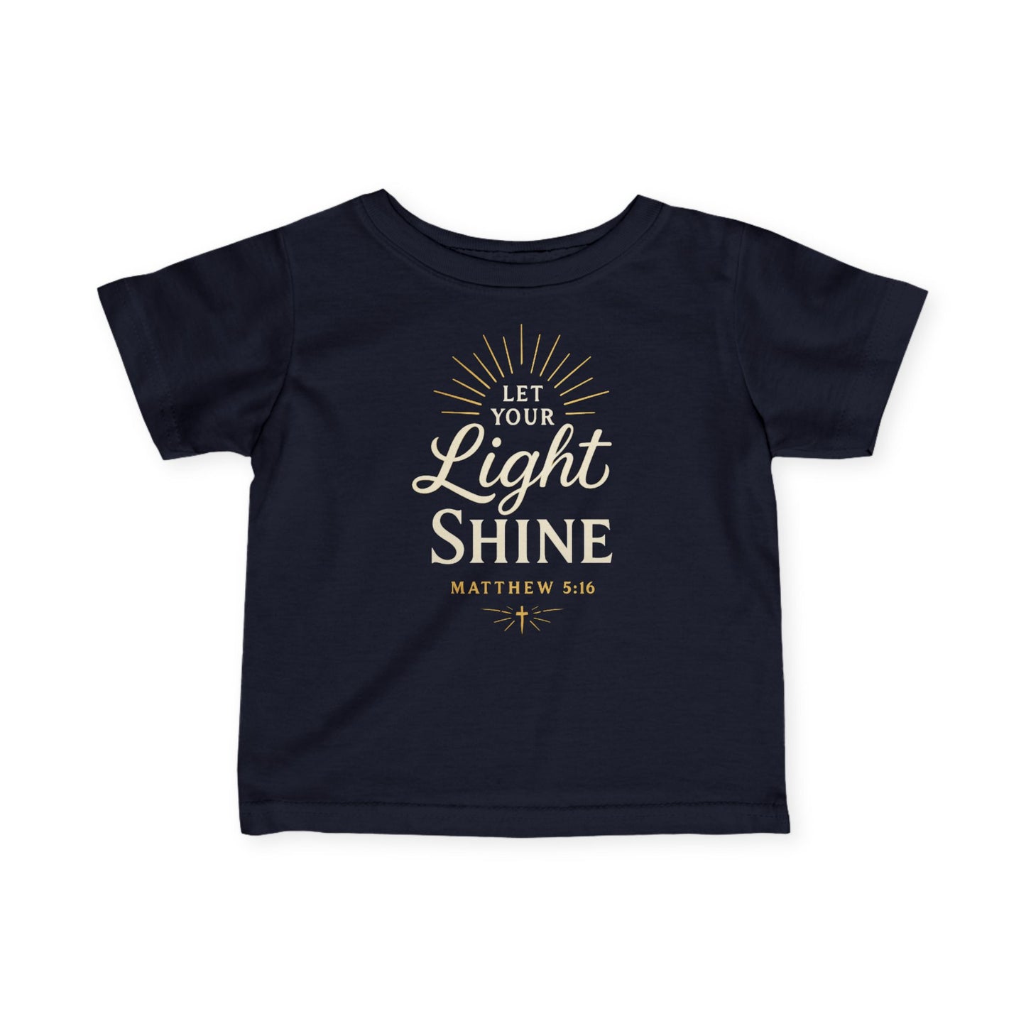Christian Infant Tee - Let Your Light Shine, Baby Clothes, Cute Gift