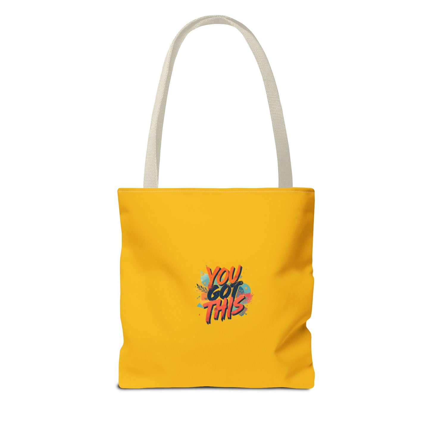 You Got This motivational graphic Tote Bag | positive quote, yellow background