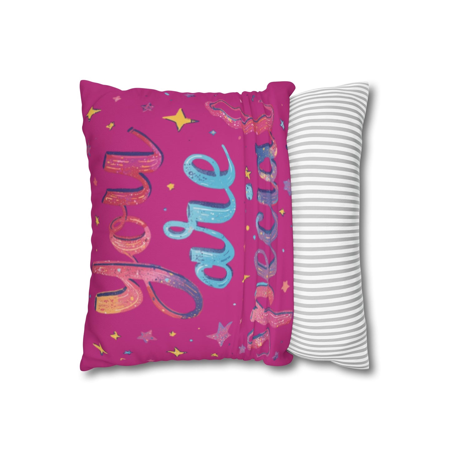 You Are Special pillowcase | square poly canvas pillowcase