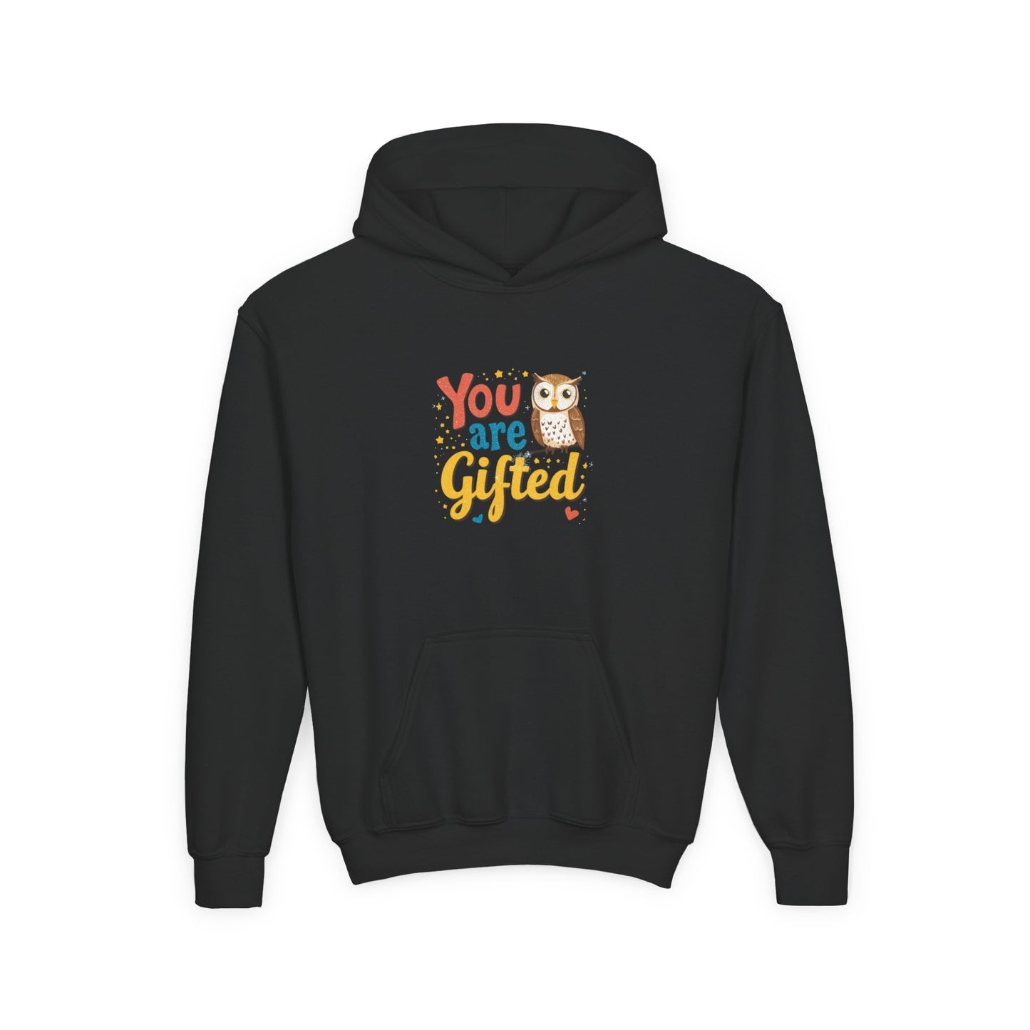 You Are Gifted Owl Youth Hoodie | Encouragement Kids Sweatshirt