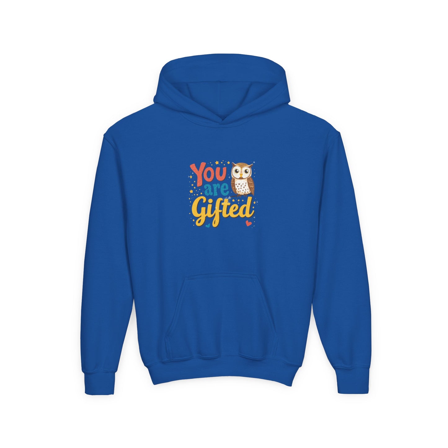 You Are Gifted Owl Youth Hoodie | Encouragement Kids Sweatshirt