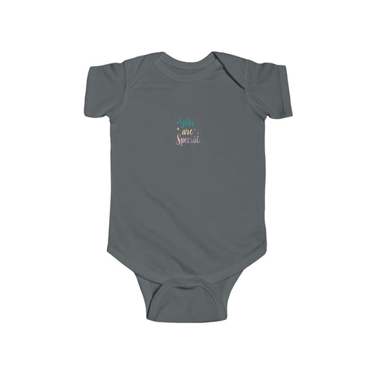 You Are Special Bodysuit | Baby Onesie, Inspirational Script, Pastel Stars