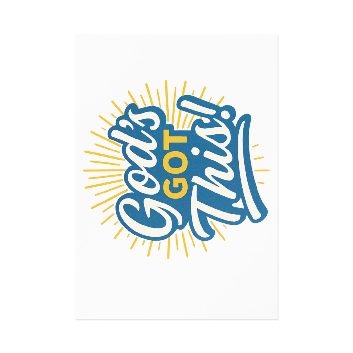 Inspirational Fine Art Postcards - Motivational Greeting Cards for Encouragement, God-themed Stationery, Gifts for Friends