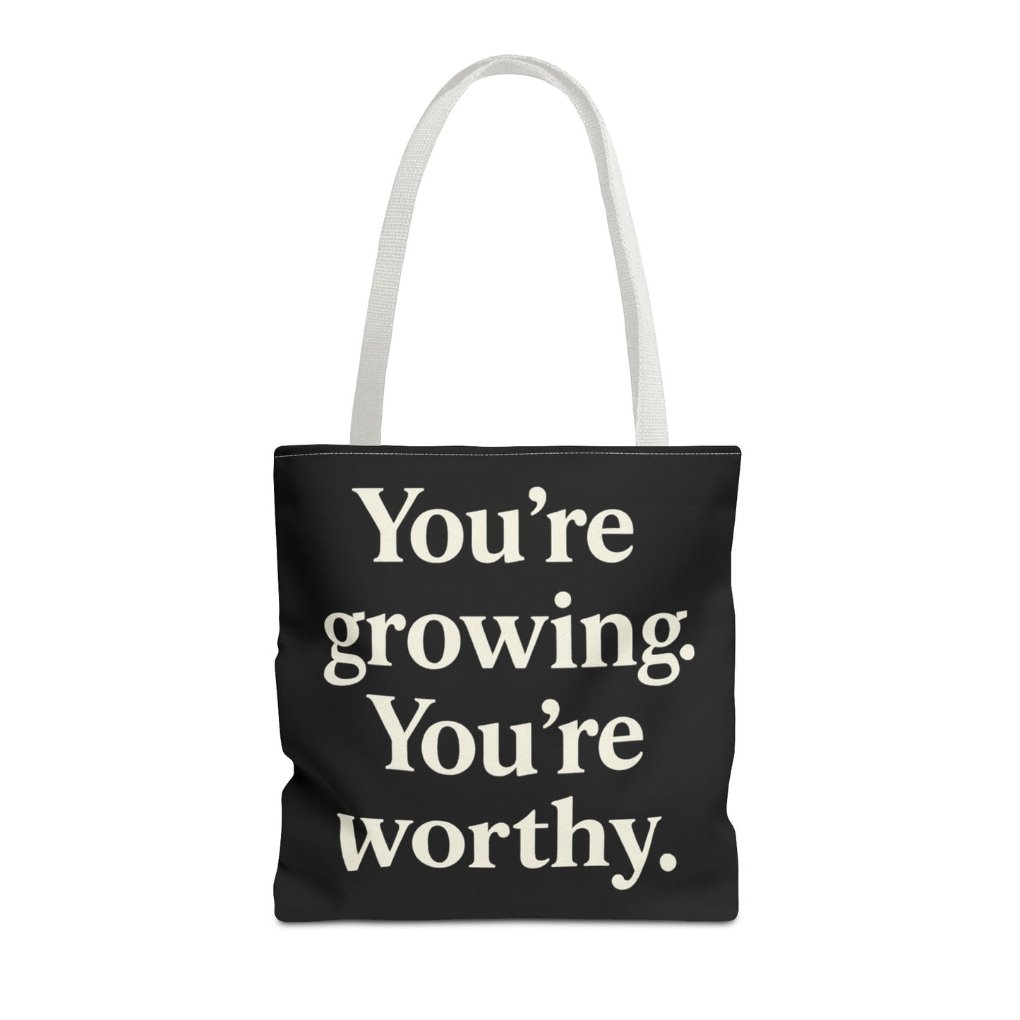 Empowering Affirmation Tote Bag 'You Are Enough' Inspirational Everyday Tote