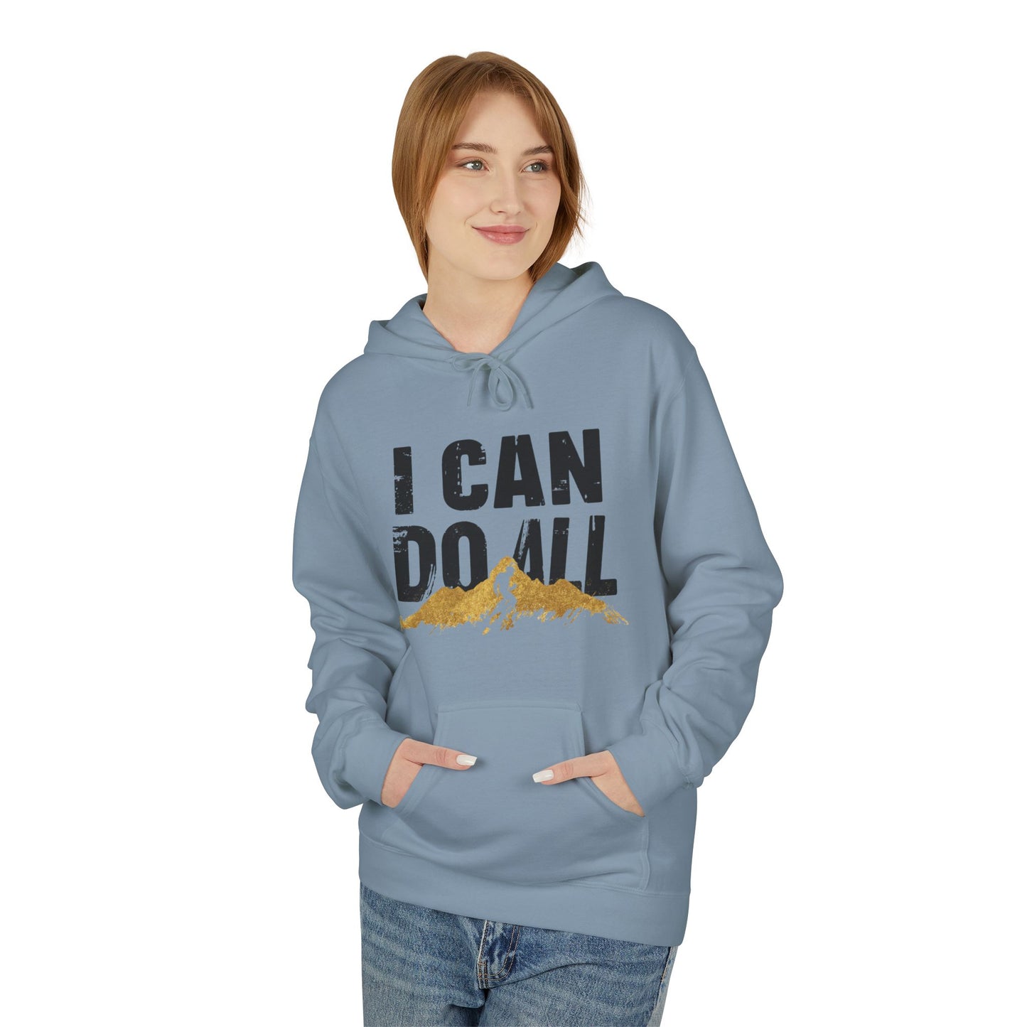 I Can Do All Mountain Hoodie | Inspirational Motivational Faith Apparel