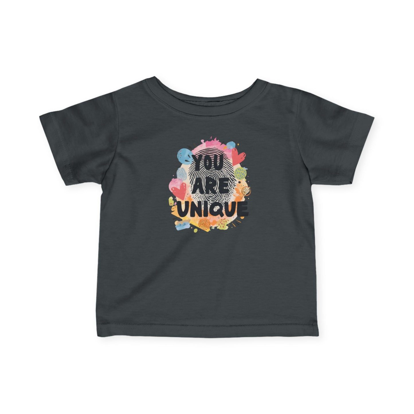 Watercolor Playful Lettering Infant Tee | Soft Breathable Baby Shirt