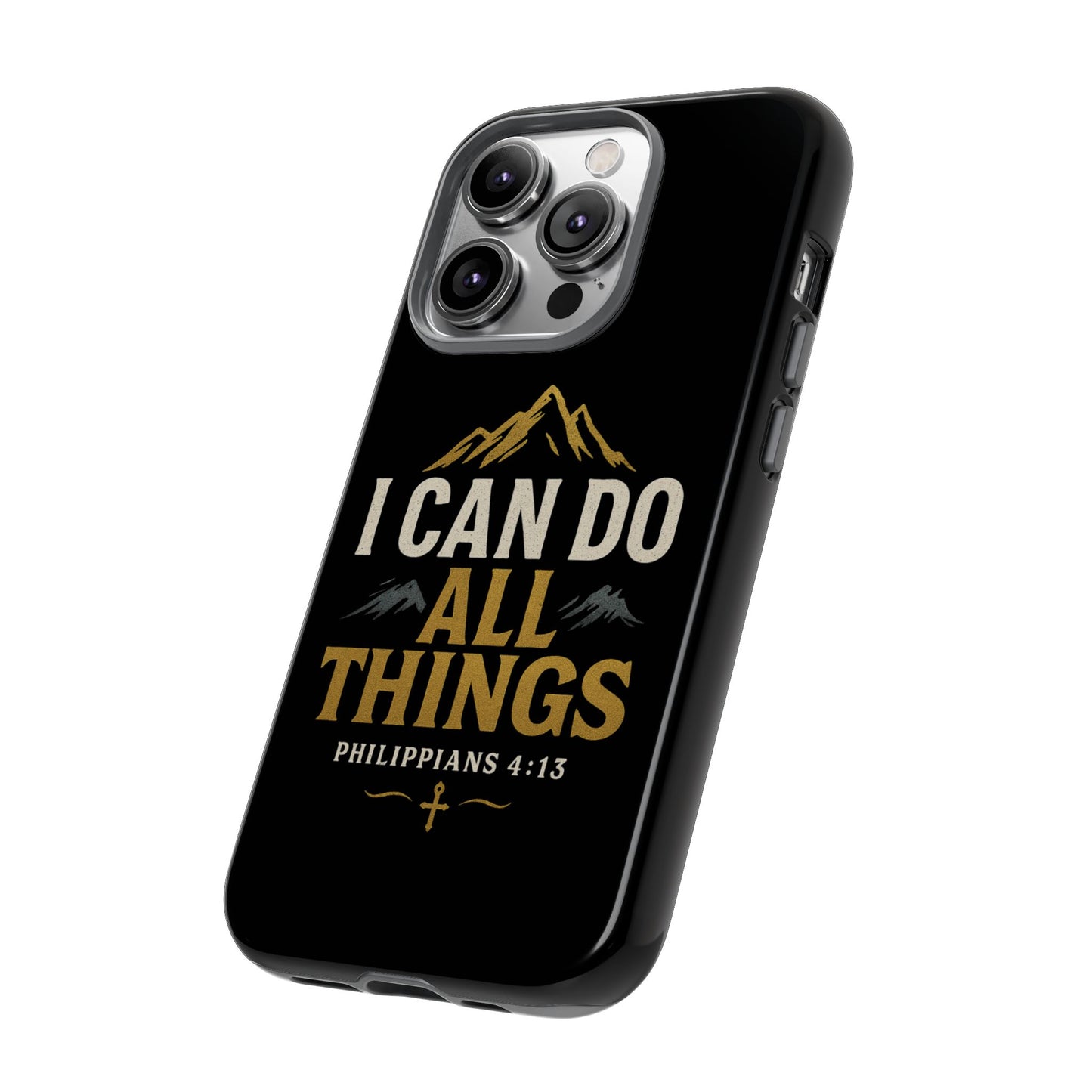 I Can Do All Things Phone Case, Inspirational Phone Cover, Christian Gift, Motivational Tech Accessory, Bible Verse Case, Tough Cases