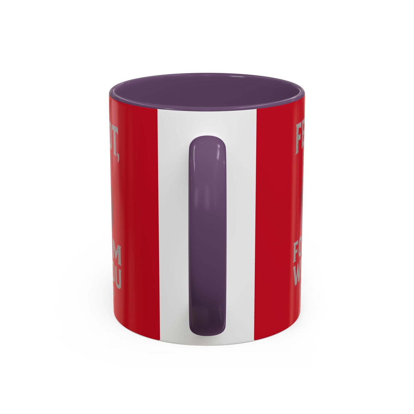 Faith-Inspired Accent Coffee Mug - Cheerful Ceramics for Daily Motivation, Gift for Friends, Home Decor, Encouragement