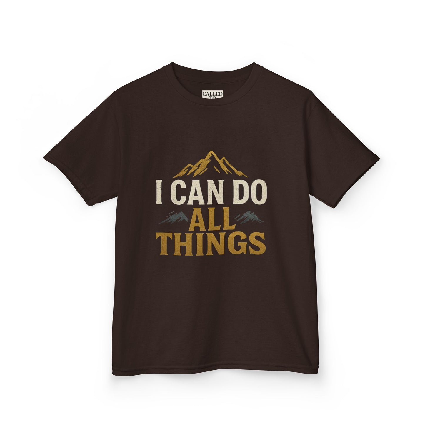 Kids Tee - Inspire and Empower 'I Can Do All Things' Motivational Shirt