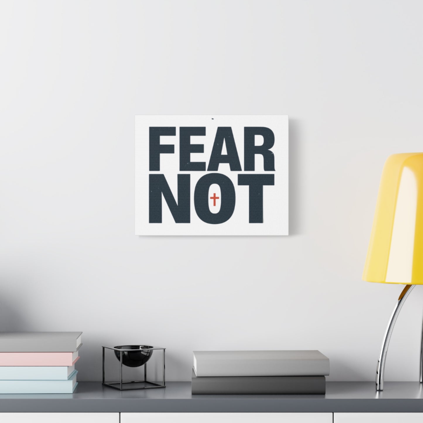 Fear Not canvas | Christian wall art, stretched matte gallery wrap