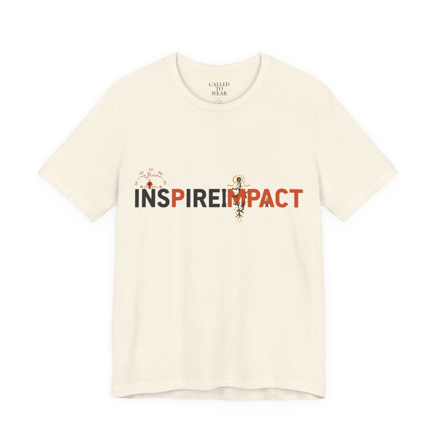 Inspire Impact graphic Tee | Inspirational typography t-shirt