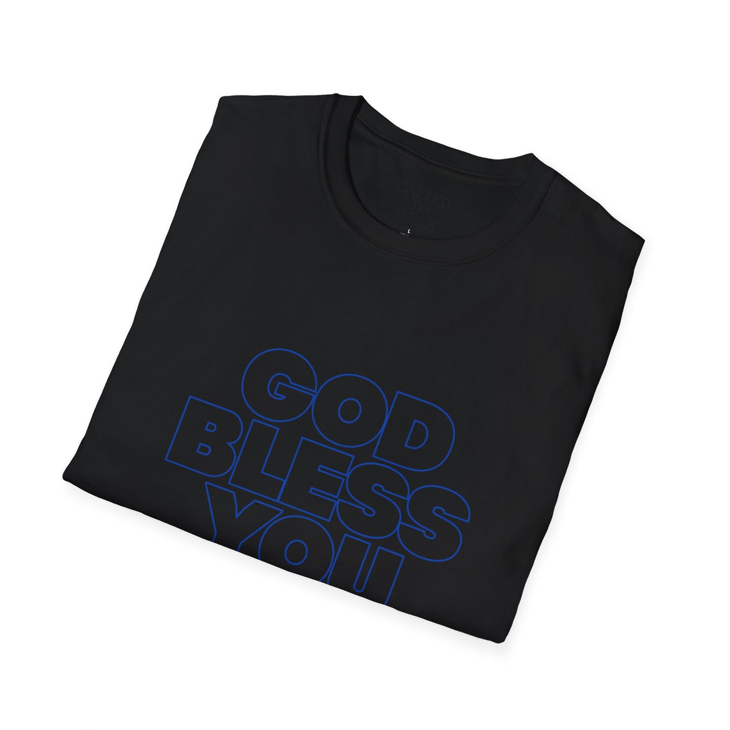 GOD BLESS YOU & Keep You T-Shirt | Minimal Typographic Faith Tee