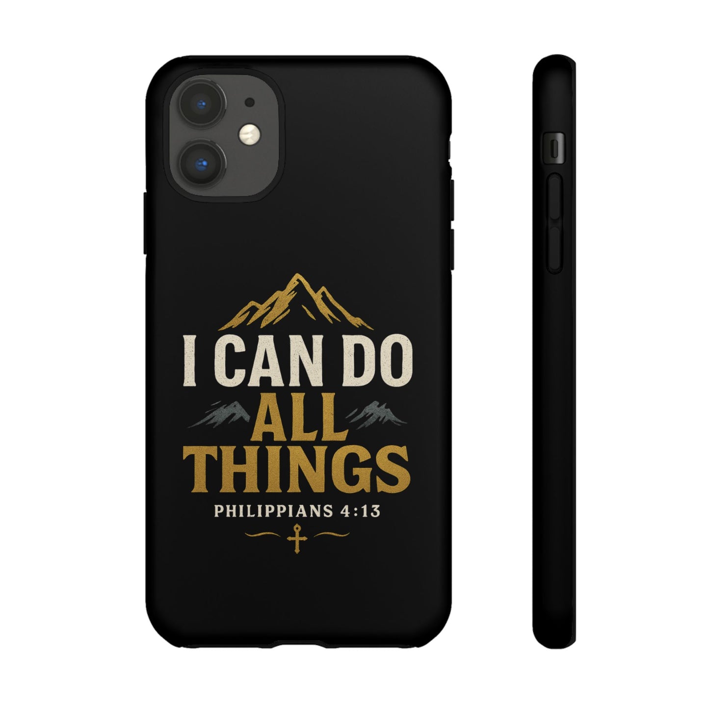 I Can Do All Things Phone Case, Inspirational Phone Cover, Christian Gift, Motivational Tech Accessory, Bible Verse Case, Tough Cases